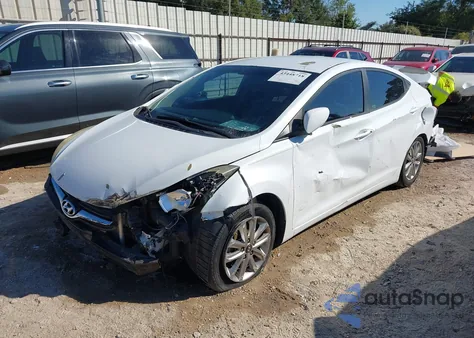 2016 Hyundai Elantra Se from USA, damaged, VIN 5NPDH4AE8GH761755